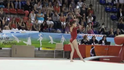 FFGYM - Andreea Iridon (ROU), 2013 France-Roumanie Finale, Sol