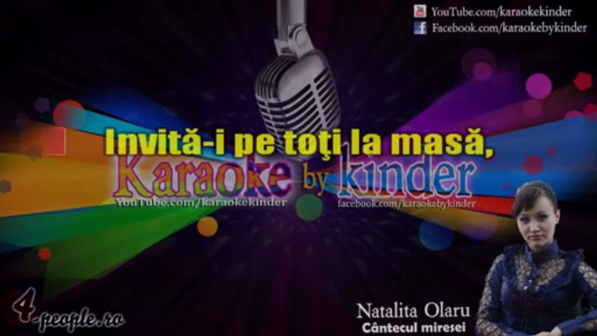 ⁣stil Natalita Olaru - Cantecul miresei [Karaoke by kinder]
