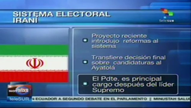 Irán listo para elecciones presidenciales