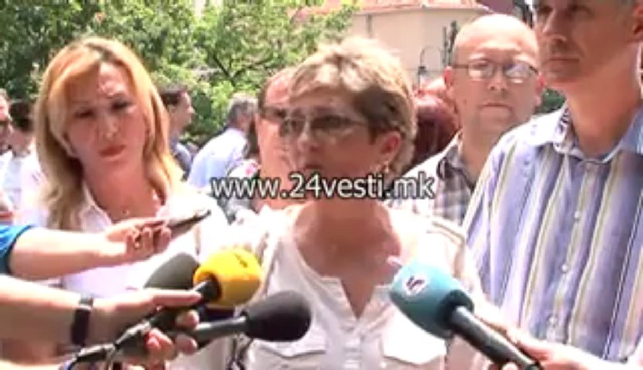 PROTESTI VO OPSTINA CENTAR