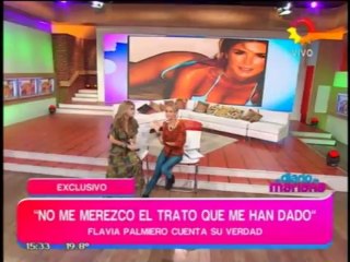 Pronto.com.ar Flavia Palmiero, se quebró en 'El diario de Mariana'