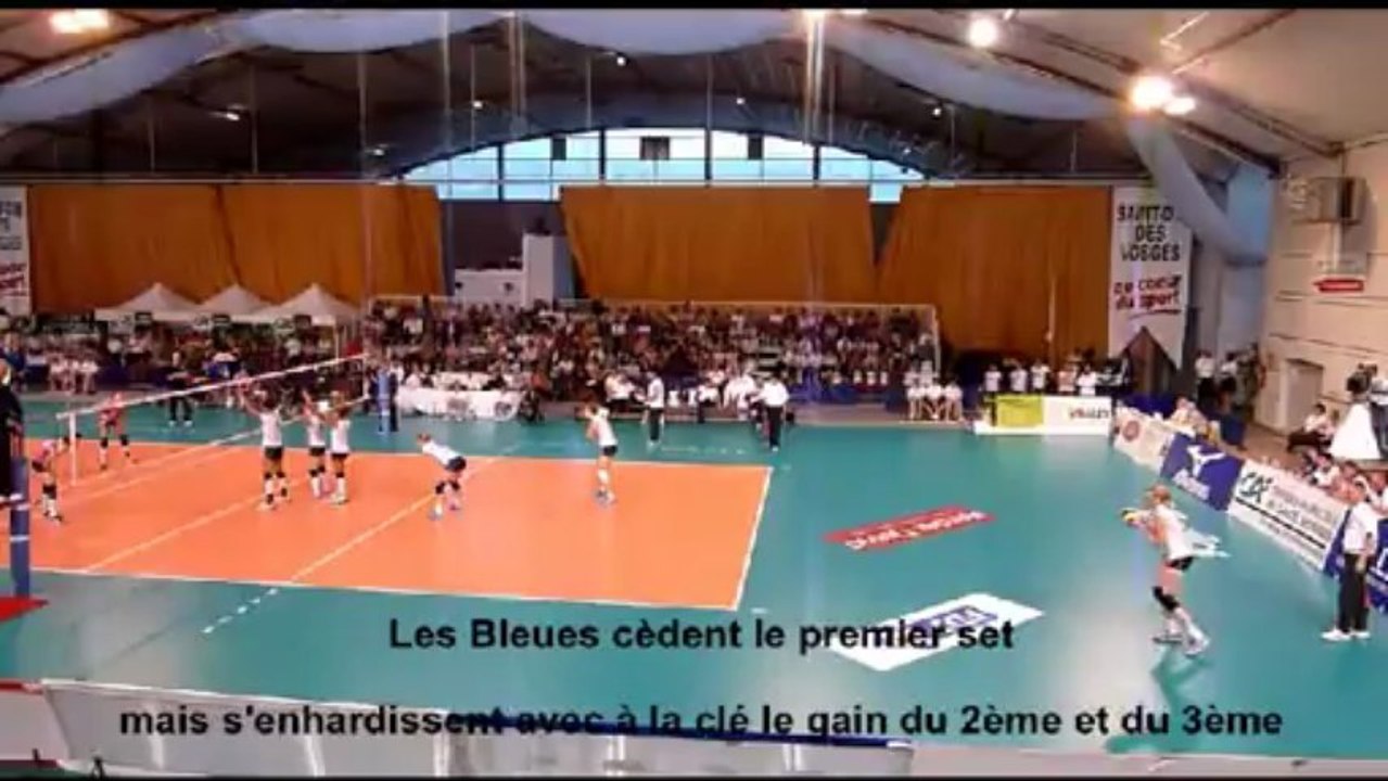 VOLLEY 2013 : LES BLEUES SE QUALIFIENT A SAINT-DIE