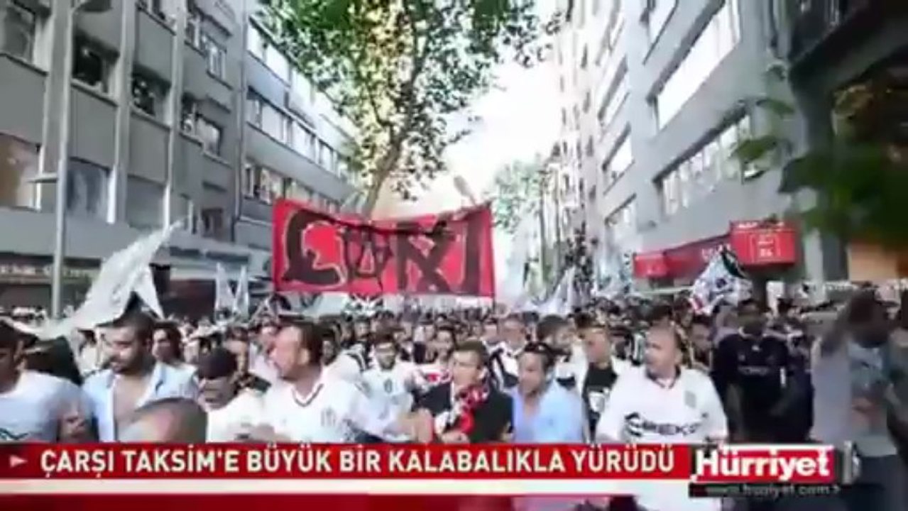 ÇARŞI GRUBU TAKSİM'E BÖYLE GELDİ!