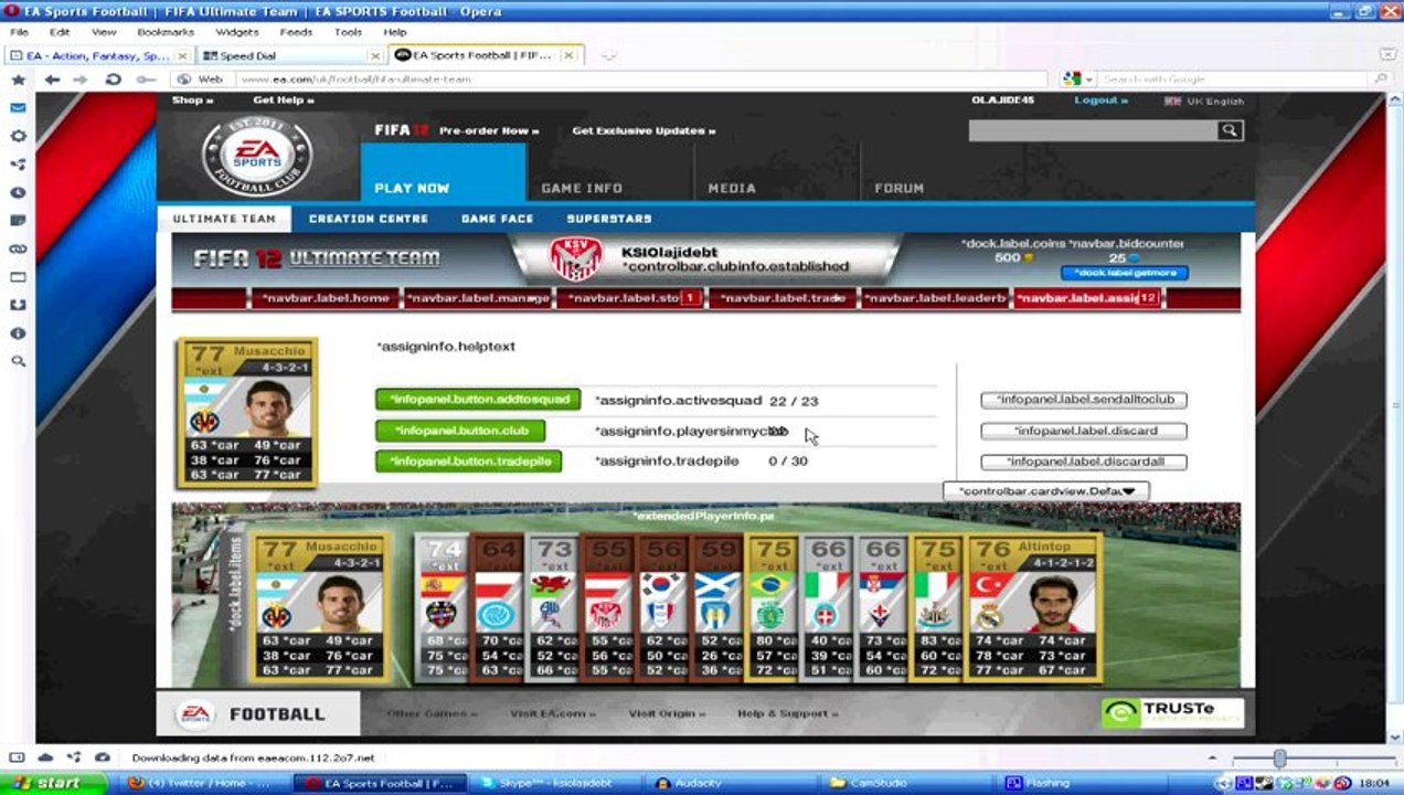 FIFA 12 | Ultimate Team | First Pack Opening