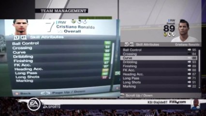 FIFA 12 | Cristiano Ronaldo's Rating