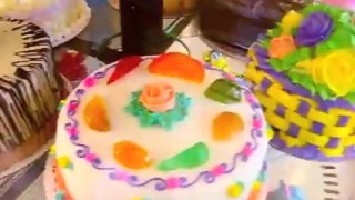 Bakery Cakes On A Rotary