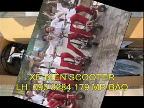 xe dien scooter , xe điện mini scooter , xe scooter chay trong khu vui chơi