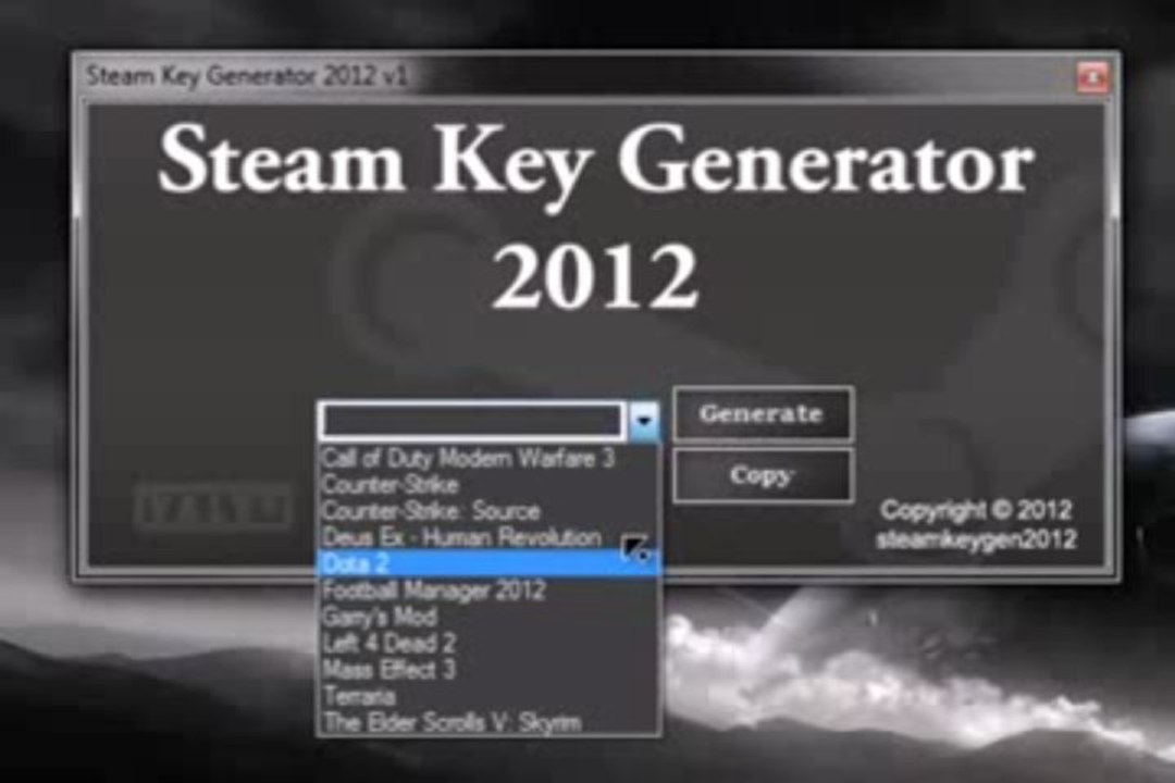 Steam Key Generator Keygen) 2013 MW3 DOTA2 SKYRIM L4F2 MS3 PL 2013