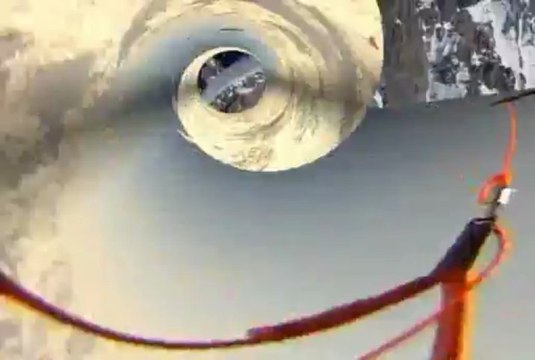 Baptême de l'air en parapente l'hiver à Méribel (2/3)