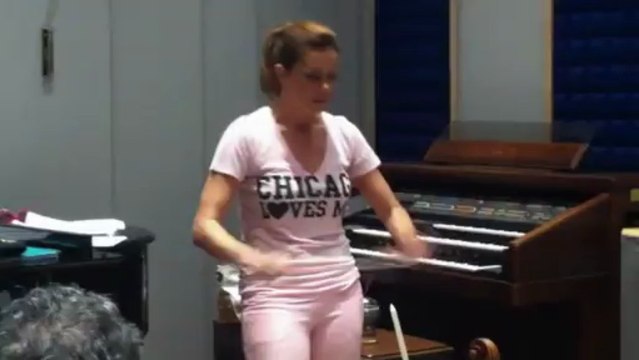 Η Ευγενία Μανωλίδου στην πρόβα MUSICAL, Αγάπη μου! 1