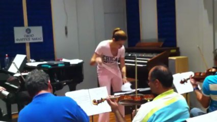 Η Ευγενία Μανωλίδου στην πρόβα "MUSICAL, Αγάπη μου!" 2