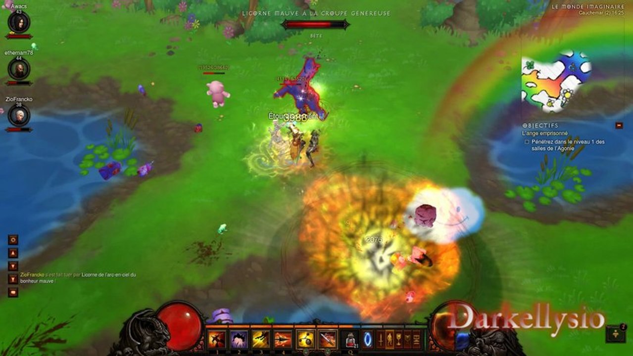 Diablo III - niveau secret (ponyland/niveau des vaches)
