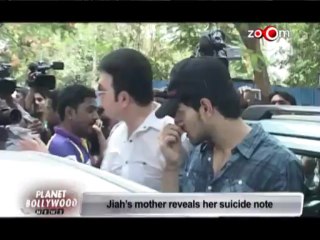 Jiah's mother reveals her suicide note