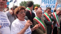 Teverola (CE) - La protesta degli operai Indesit -3- (10.06.13)