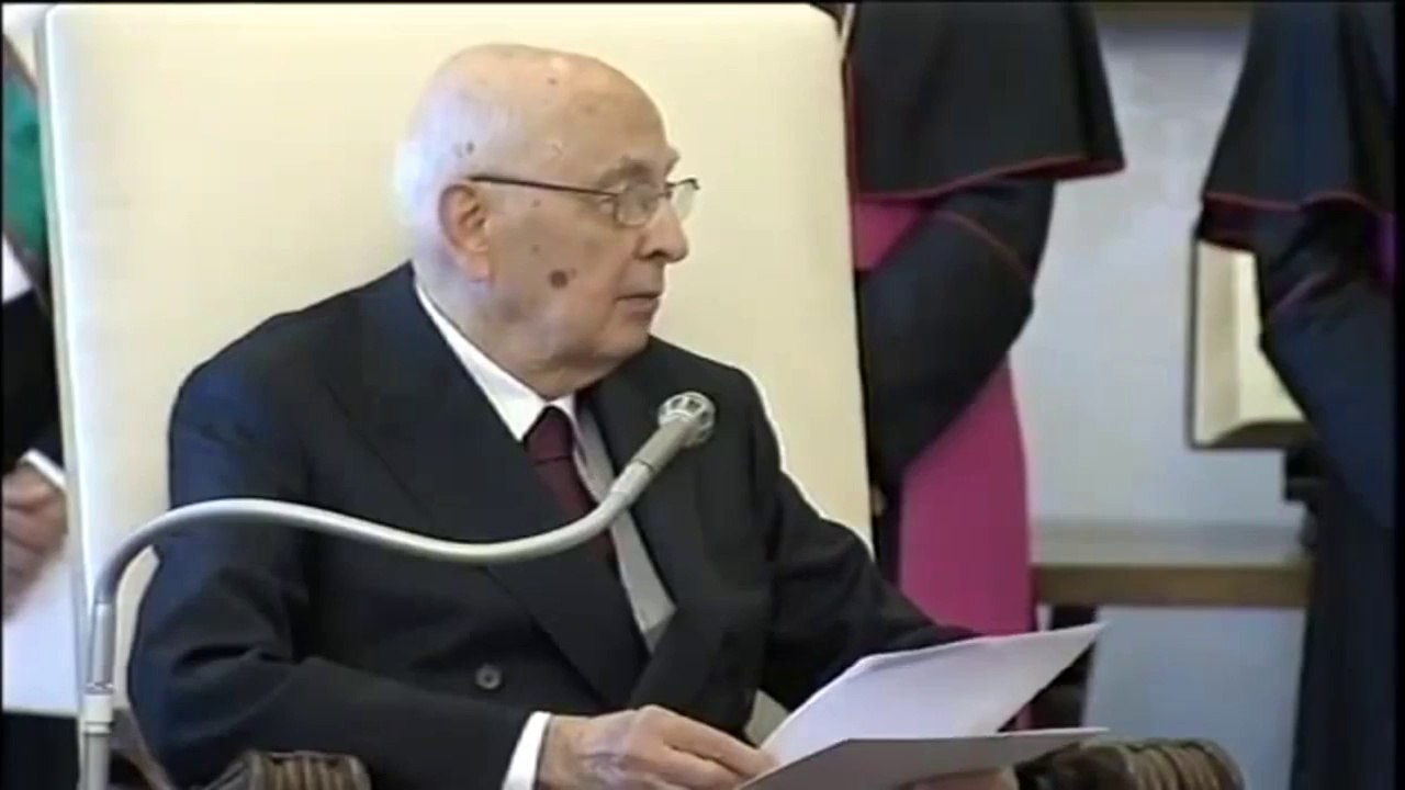 Roma - Visita Ufficiale di Napolitano a Sua Santità il Sommo Pontefice Francesco (10.06.13)