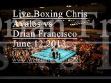 Watch Boxing Fight Chris Avalos vs Drian Francisco Live Broadcast