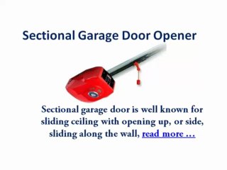 Download Video: Trends Of Garage Door Openers Sectional Overhead Roller Shutter