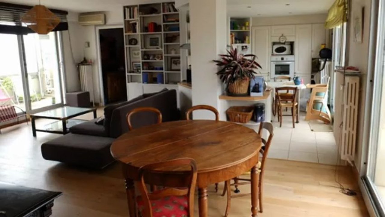 Achat appartement au dernier étage sur Grenoble avec 2 terrasses face au Parc Paul Mistral