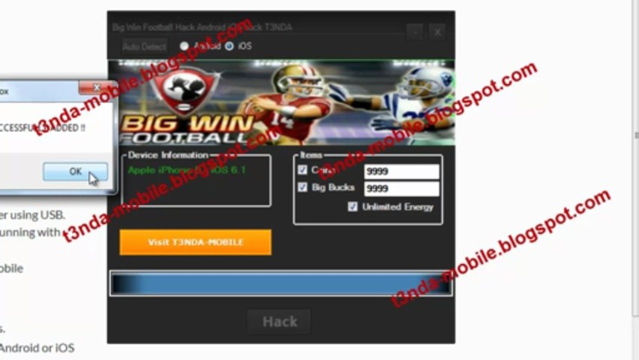 Big Win Football Hack Android iOS No Root