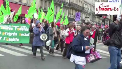 Les efFRONTé-e-s à la marche des femmes contre l'austérité