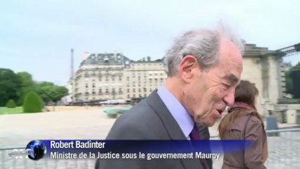 Cérémonie aux Invalides en hommage à Pierre Mauroy