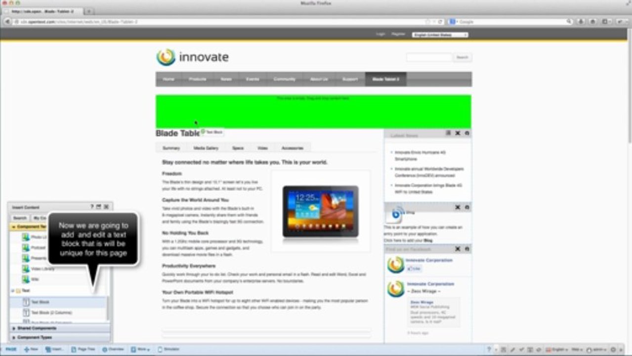 Empowering authors to easily manage content online