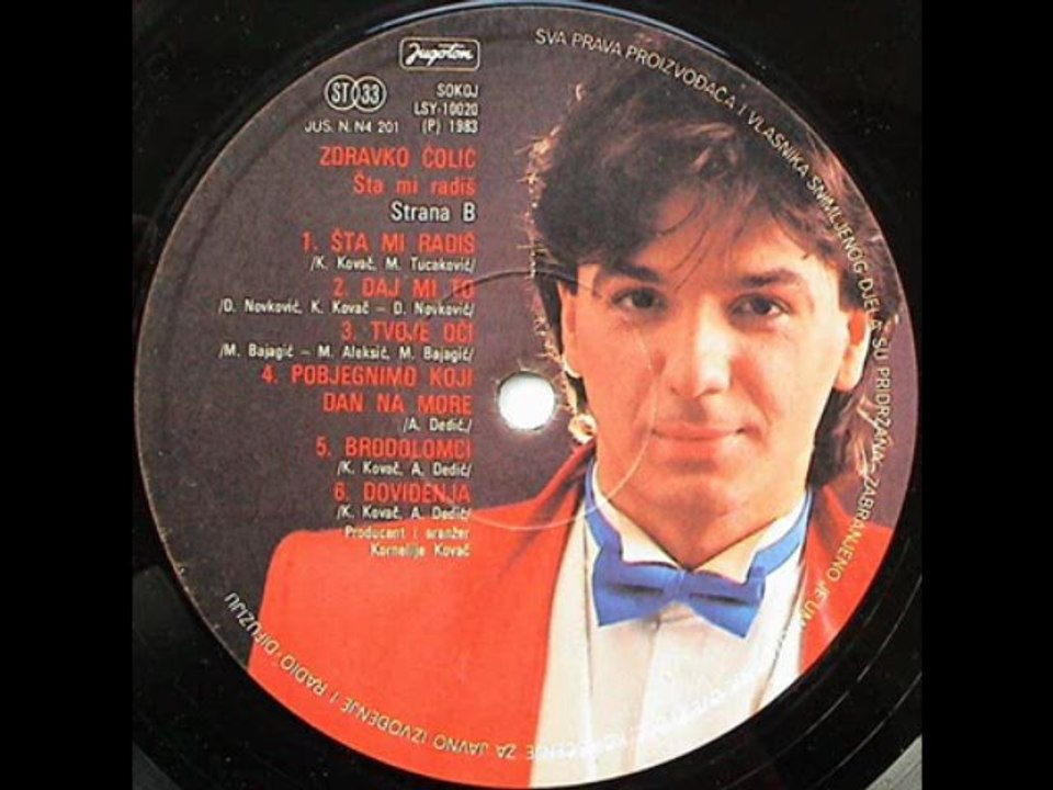 TVOJE OČI - ZDRAVKO ČOLIĆ (1983)