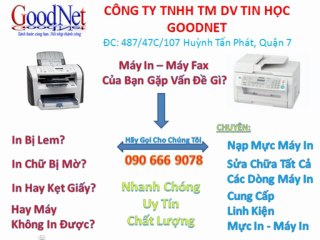 Thay Mực Máy In - Fax - Photocopy Tận Nơi Quận 7 090 666 9078