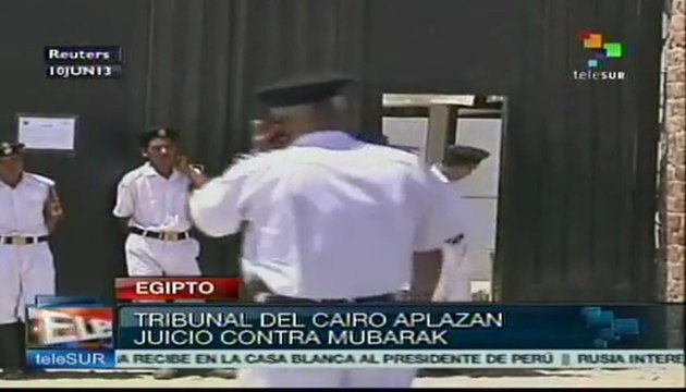 Juicio de Hosni Mubarak aplazado para el 6 de julio
