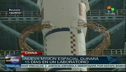China: Misión espacial tripulada parte al espacio