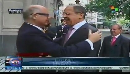 Canciller Timerman recibió a su par ruso Sergei Lavrov