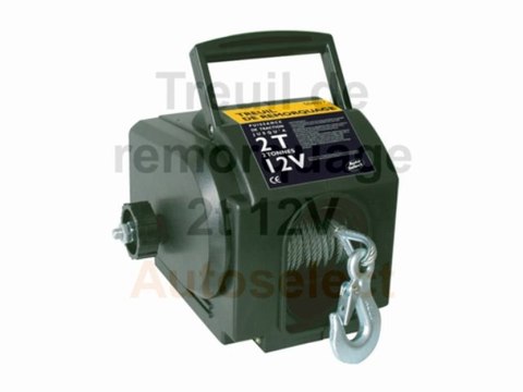 Treuil de remorquage 2t 12V - Autoselect