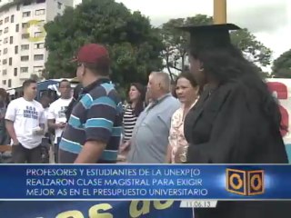 Realizan "Pupitrazo Universitario en el suroeste de Caracas" para exigir mejoras para las casas de estudio