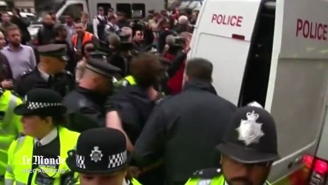 Scènes de tension entre la police et des manifestants anti-G8 à Londres