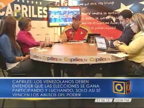 Capriles: Por supuesto que tenemos que participar en las elecciones municipales