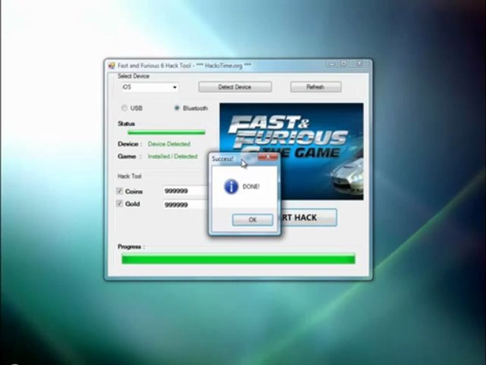 Fast and Furious 6 Hack tool IOS & Android 2013 june unlimited gold silver