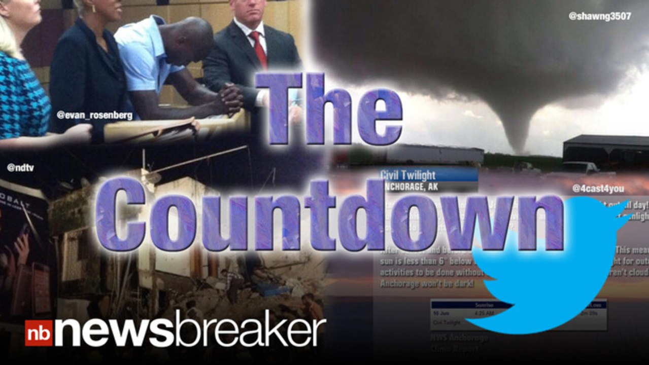 TOP 5: Most ReTweeted NewsBreaker Stories Today, June 10, 2013