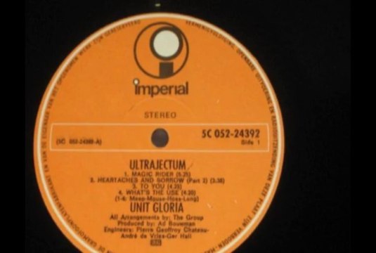 Unit Gloria. To You. 1971 Dutch Hard Rock.