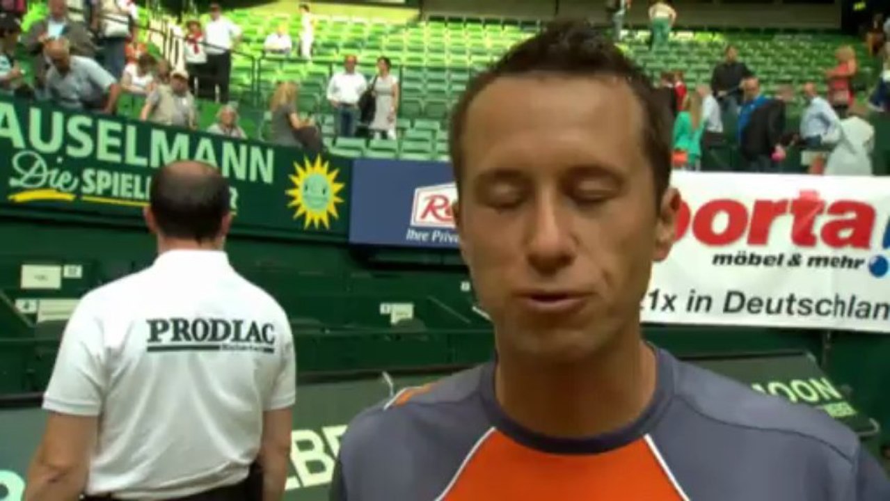 Halle: Kohlschreiber nach Sieg gegen Berlocq: 'Wenig zu meckern'