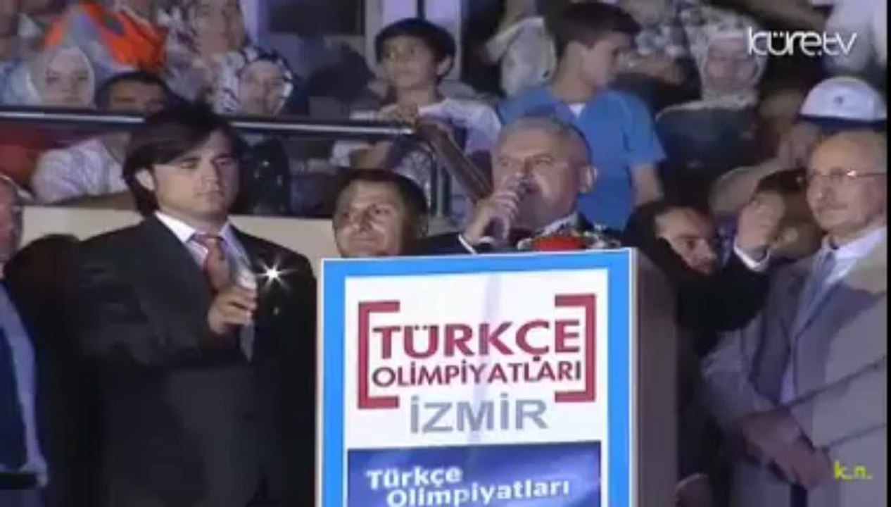 HOCA EFENDİ'YE SAHİP ÇIKTINIZ Binali Yıldırım İZMİR 11.Türkçe Olimpiyatı