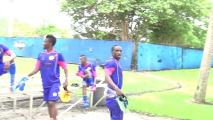 Haiti training before Spain and Italy