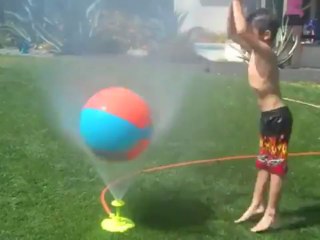SwimWays Disney and Marvel Hover Ball Sprinkler