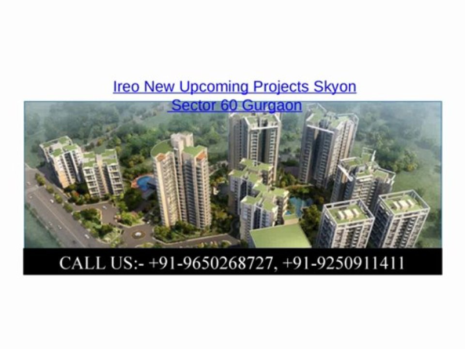 Ireo New Projects Gurgaon | +91-9650268727