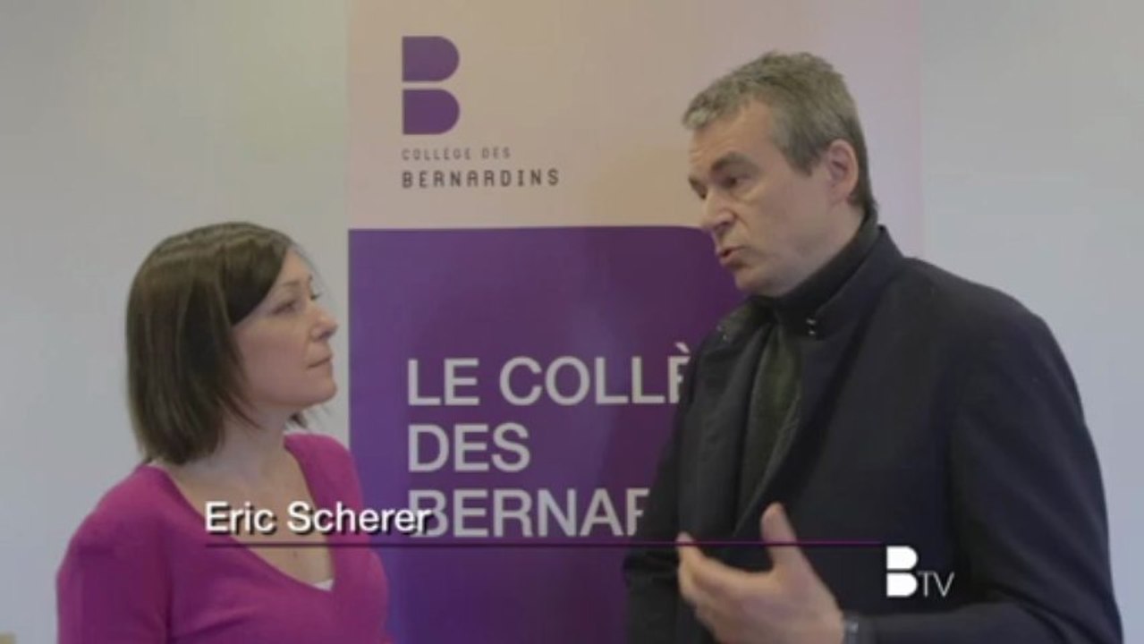Eric Scherer, lors du colloque "le système médiatique actuel sert-il le bien commun ?"