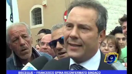 Bisceglie |  Francesco Spina riconfermato Sindaco