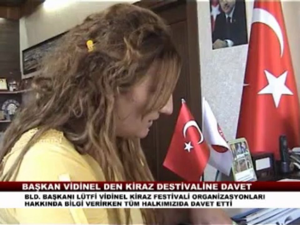 BAŞKAN VİDİNEL DEN KİRAZ FESTİVALİNE DAVET