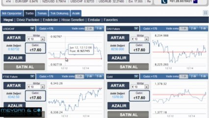 GFM Trader Platformunda Temas Opsiyonları