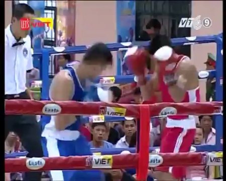 Giải boxing - Trận 3: Võ sĩ Nguyễn Văn An (Nghệ An) - Trần Quang Minh (TPHCM)