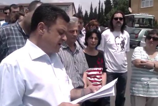 Okuluma Dokunma Eylemi basın açıklaması