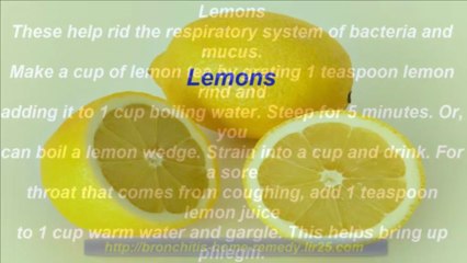 Home Remedies To Cure Bronchitis